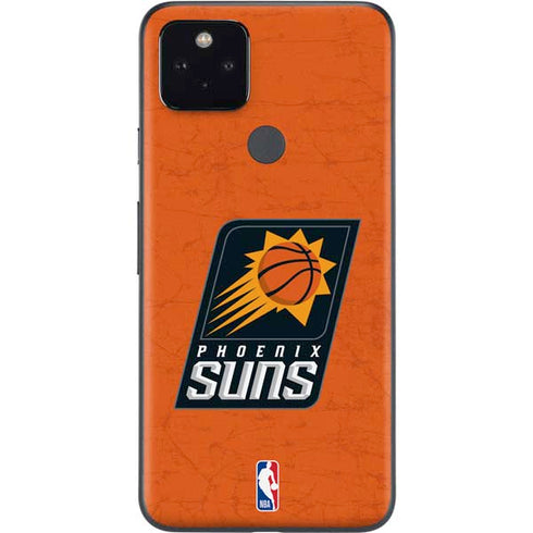NBA Phoenix Suns Distressed Google Pixel 5a Skin